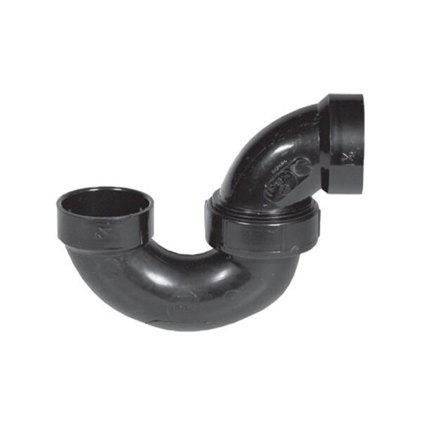 1-1/2" P-TRAP WITH UNION - ABS DWV FITTING